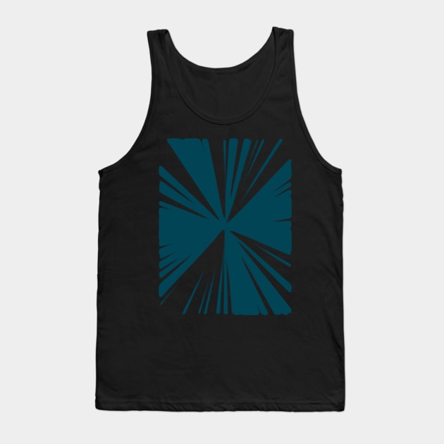 Blue Red Energy Trance Tank Top by SpieklyArt